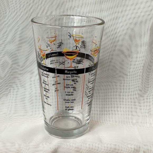 Libbey Bar Recipe Glass NWOT - Picture 5 of 8